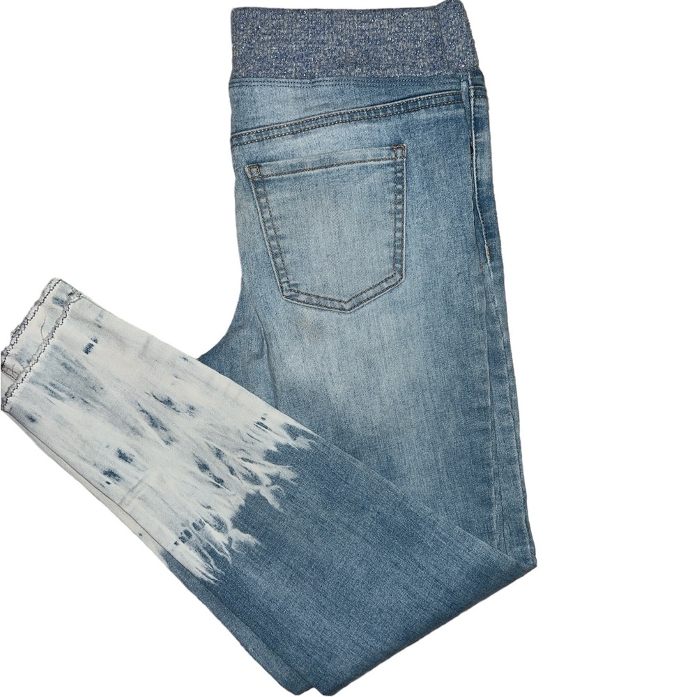 ☠️5/$20☠️ ARIZONA | GIRLS BLEACHED BOTTOM SKINNY JEANS SZ 14
